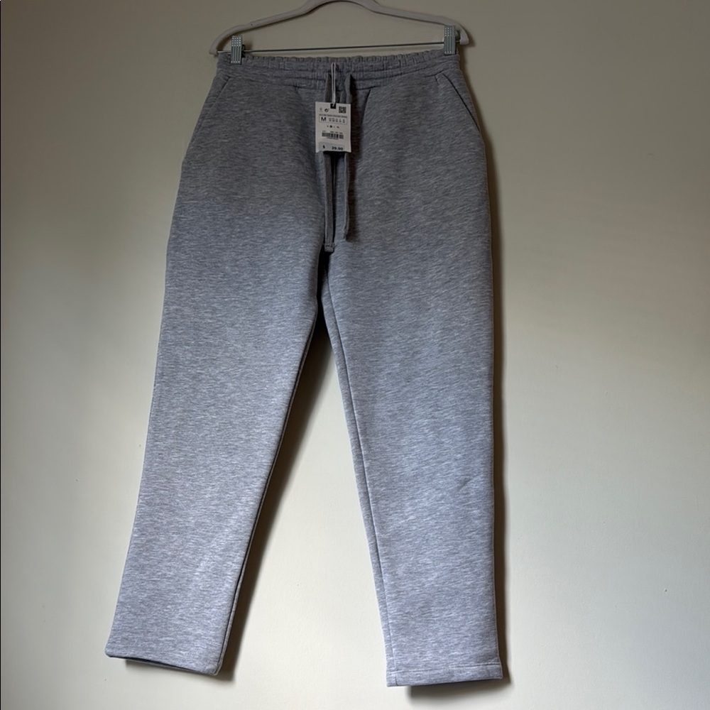 Zara Gray Joggers with Soft Fleece Material